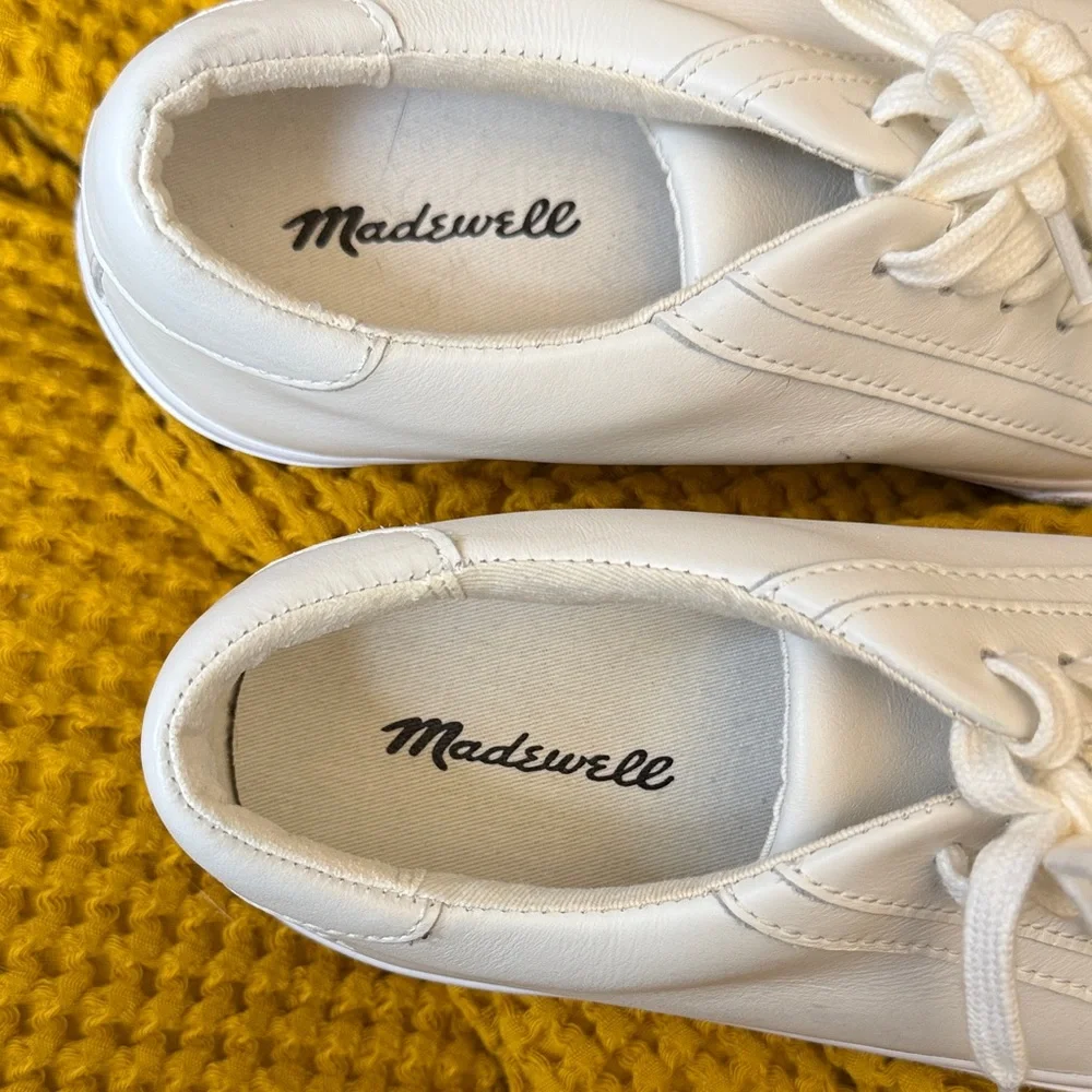 Madewell Cream Women's Sneakers - Picture 5 of 5